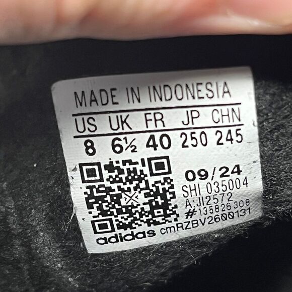 Adidas Gazelle Bold Liberty London Black Gold Floral Platform Women’s 8 JI2572 - Picture 8 of 8